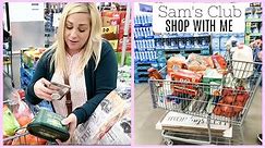 SAM'S CLUB SHOP WITH ME HAUL / SHOPPING TIPS