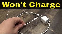 How To Fix A Phone Charger That Won't Charge-Tutorial