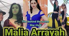 Malia Arrayah - the tall actress | She Hulk actress | tall model | tall woman bio