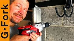 You Want To Hang On Concrete Walls? Here's How To Drill Into Concrete the DIY way | GardenFork