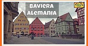 Qué ver en BAVIERA en 5 minutos: La región mas bonita y mágica de Alemania | Munich, Rothenburg..