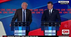 Ted Cruz takes on Bernie Sanders in debate over tax cuts