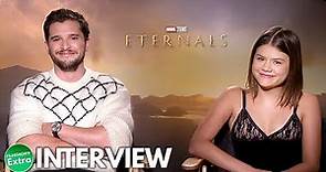 ETERNALS | Kit Harington & Lia McHugh Official Interview