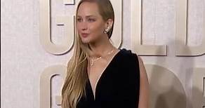 Jennifer Lawrence at the Golden Globe Awards 2024. #jenniferlawrence