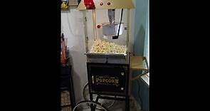 Nostalgia 59" Vintage Collection 10 Ounce Kettle Popcorn Cart Review: How to Pop Movie Popcorn!