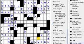Play LA Times Crossword online at Coolmath Games