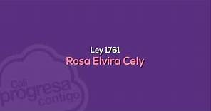 Ley 1761 - Rosa Elvira Cely