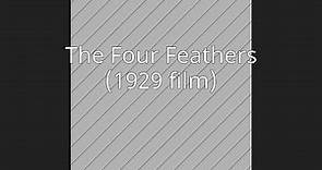 The Four Feathers (1929 film)