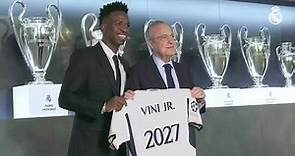 Vinicius Junior renova contrato com Real Madrid até 2027