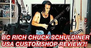 BC RICH Chuck Schuldiner Stealth USA Customshop guitar Review?!