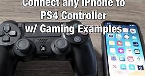 All iPhones: How to Connect PS4 Controller to Play Games (CODM Example)