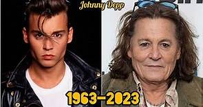 Johnny Depp then and now 1963 to 2023