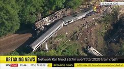 Network Rail fined £6.7m over fatal train crash in Scotland