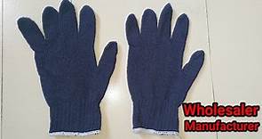 Knitted Handgloves Manufacturer Cotton gloves cheap rate best quality gloves wholesale manufacturer