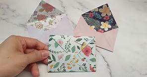DIY 信封 | 動手折出美麗的信封 | 摺紙 |手作信封 | 折り紙封筒 | origami envelope |愉樂生活