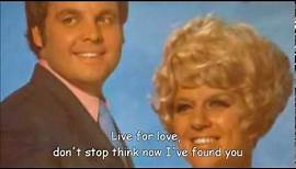 Jackie Trent and Tony Hatch - Live For Love (with lyrics)
