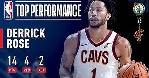 Derrick Rose Impresses In First Game With Cleveland Cavaliers