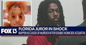 Juror shocked after rapper allegedly kills girlfriend after double murder acquittal