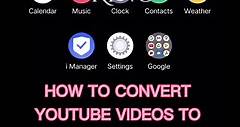 HOW TO CONVERT YOUTUBE VIDEOS TO MP3 or MP4 FORMAT FOR FREE? FOLLOW FOR MORE. #FYP #foryoupage #trend #YOUTUBE