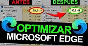 ► Cómo OPTIMIZAR y MEJORAR EL RENDIMIENTO de Microsoft Edge [Windows 8.1/10/11] ✅