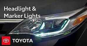 Toyota How-To: Headlight & Marker Lights | Toyota