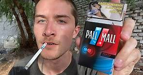 Smoking a Pall Mall Tokyo Midnight Flavored Cigarette - Review