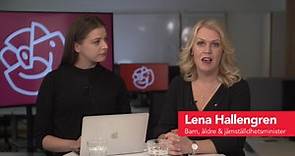 Facebook live med Lena Hallengren
