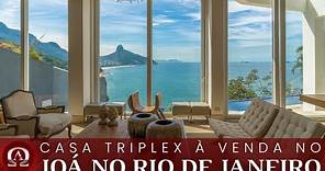 CASA TRIPLEX com uma das vistas mais LINDAS do RJ à venda no JOÁ no Rio de Janeiro!