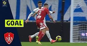 Goal Franck HONORAT (70' - SB29) OLYMPIQUE DE MARSEILLE - STADE BRESTOIS 29 (1-2) 21/22