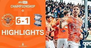 Highlights | Blackpool v Birmingham City