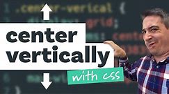 5 ways to vertically center with CSS
