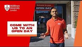 Uni Open Day at Middlesex | Come With Us - Middlesex University