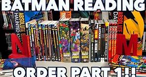 Batman Reading Order Part 1 | 1987 - 1998 |