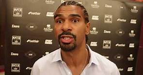 DAVID HAYE - 'PARKER v FURY IS A GREAT FIGHT GETTING TWO HEAVYWEIGHT CHAMPS IN 1 FAMILY, INCREDIBLE'
