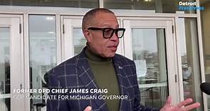 Former Detroit Police Chief James Craig turns in signatures to run for governor