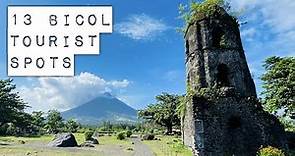 13 BICOL tourist spots/ Philippines
