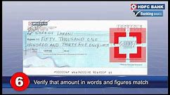 10 tips to help you write a cheque correctly - Banking Basics | HDFC Bank