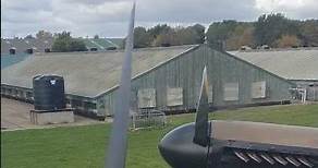 Full take-off power in a Lancaster bomber, from the Cockpit. #shorts
