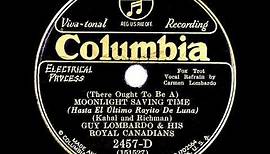 1931 HITS ARCHIVE: Moonlight Saving Time - Guy Lombardo (Carmen Lombardo, vocal)