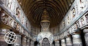 Ajanta Caves, Maharashtra, India [Amazing Places 4K]