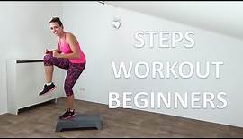 20 Minute Steps Workout for Beginners – Beginner Step Up Exercises