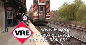 Transportation Options: VRE (Virgina Railway Express)