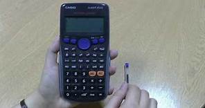 Calculator Tutorial 9: Square roots on a scientific calculator