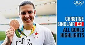 Christine Sinclair ALL goals ⚽at the Olympics!