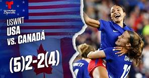 Estados Unidos vs. Canadá (5)2-2(4) | Highlights & Goles | SheBelieves Cup | Telemundo Deportes