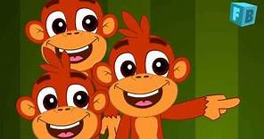 Five Little Monkeys Jumping On The Bed | Children Nursery Rhyme | Flickbox Kids Songs