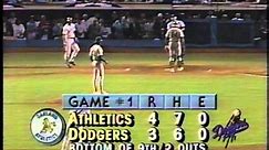 Kirk Gibson's 1988 World Series historic home run-bottom of the 9th