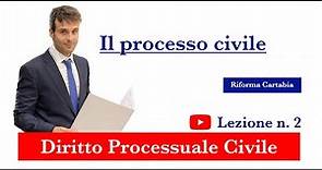 Procedura civile, lezione n.2: Il processo civile