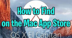How to find El Capitan on the App Store now that it is hidden by Apple Mac OS X 10.11