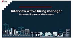 Interview with a hiring manager - Megan Webb